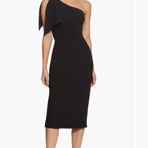 Dress the Population One-shoulder Midi Dress